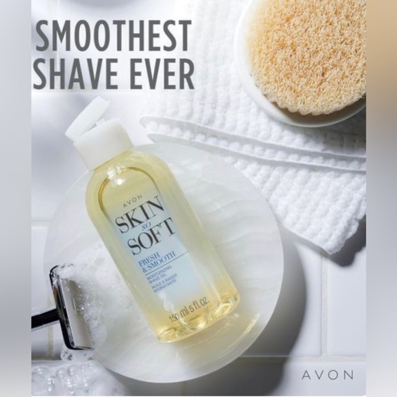 🪒 QTY 3 SHAVE OIL Skin So Soft Avon Shea Butter Vitamin E Creamy Discontinued - Picture 2 of 3